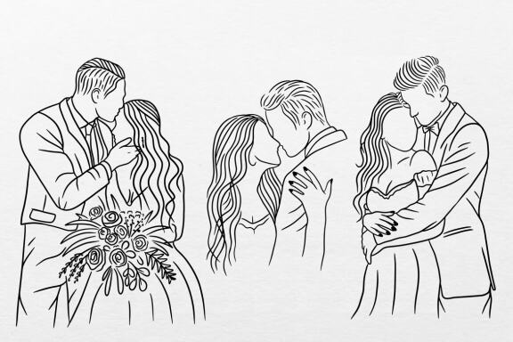 21 Set Bundle Wedding Couple Love, Marriage, Romantic, Couples, Family Clipart