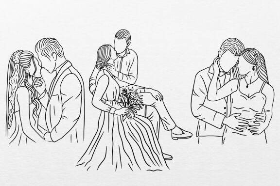 21 Set Bundle Wedding Couple Love, Marriage, Romantic, Couples, Family Clipart