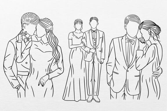 21 Set Bundle Wedding Couple Love, Marriage, Romantic, Couples, Family Clipart