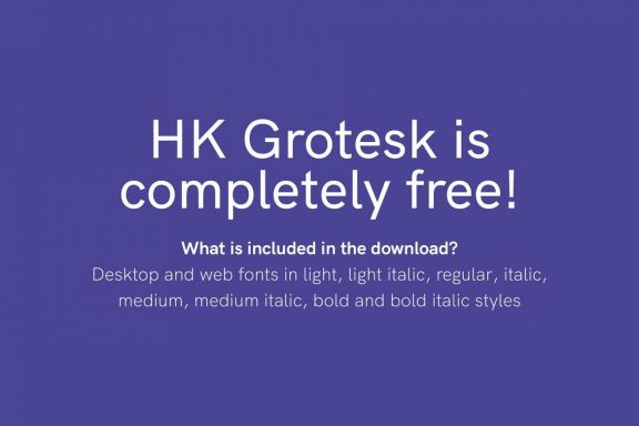 HK Grotesk - 10 Free Fonts
