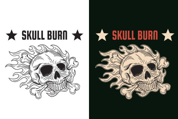 15 Set Bundle Dark Art Skull Bone Horror Tattoo Beast Merchandise Clipart