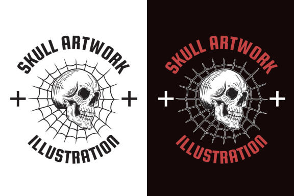 15 Set Bundle Dark Art Skull Bone Horror Tattoo Beast Merchandise Clipart