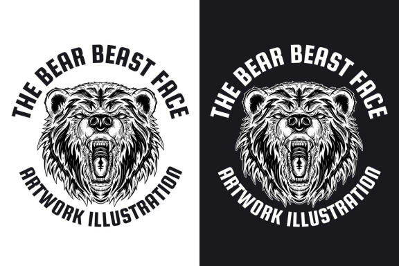 15 Set Bundle Beast Animal and Mask Dark Art Bone Horror Tattoo Beast Merchandise Clipart