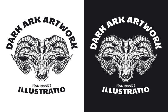 15 Set Bundle Beast Animal and Mask Dark Art Bone Horror Tattoo Beast Merchandise Clipart