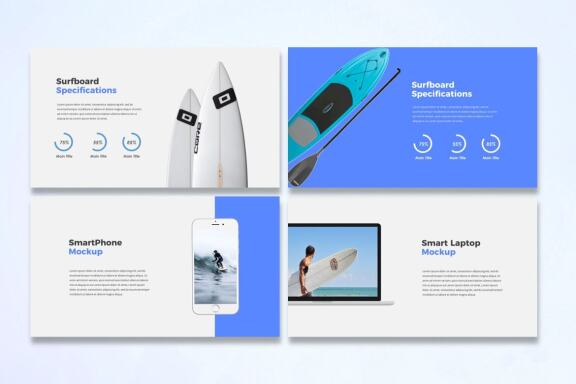 Surfing - Google Slides Template