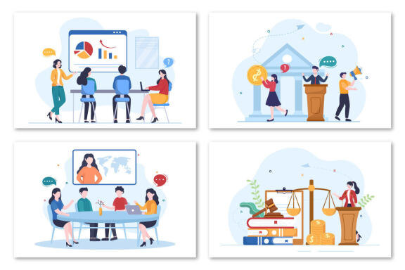 14 Politician or Government Illustration