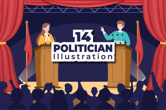 14 Politician or Government Illustration