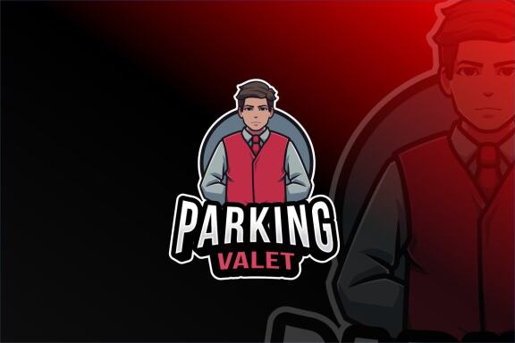 Valet Parking Logo Template