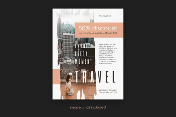 Travel Flyer PSD Template