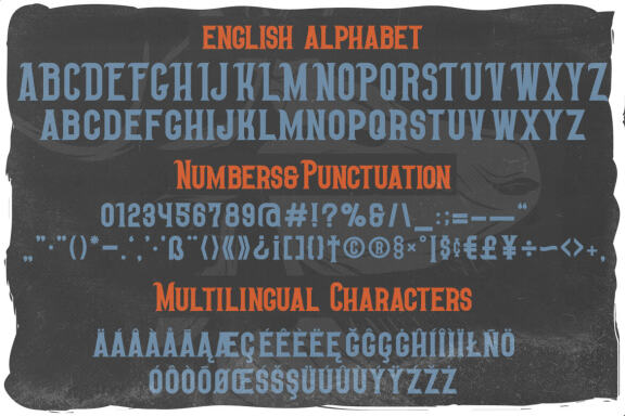 Jaeger font + 6 t-shirt designs