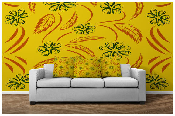 Folk Flowers Pattern Floral Print Ethnic Art