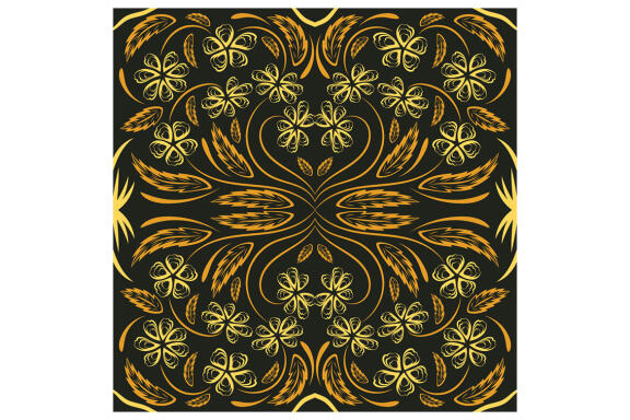 Folk Flowers Pattern Floral Print Ethnic Art