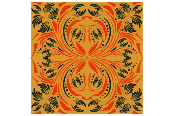 Folk Flowers Pattern Floral Print Ethnic Art