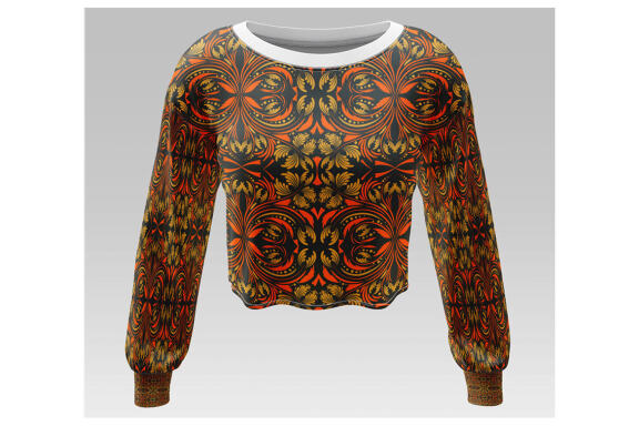 Folk Flowers Pattern Floral Print Ethnic Art