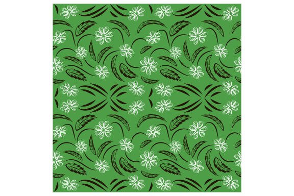 Folk Flowers Pattern Floral Print Ethnic Art