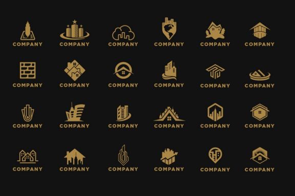 Set of Real Estate Logos