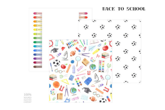 Back to School Digital Papers Pack