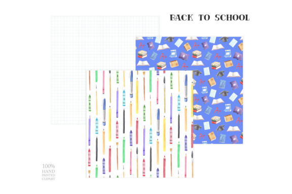 Back to School Digital Papers Pack