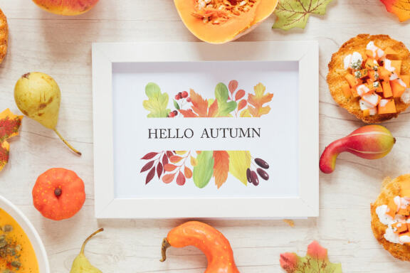 Watercolor Fall Frames and Wreaths clipart