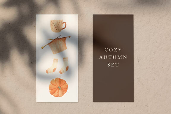Watercolor Fall Autumn Fashion Clipart