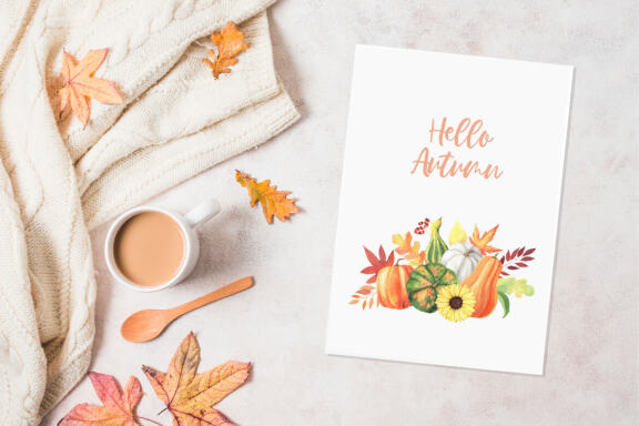 Watercolor Fall Autumn Harvest Clipart