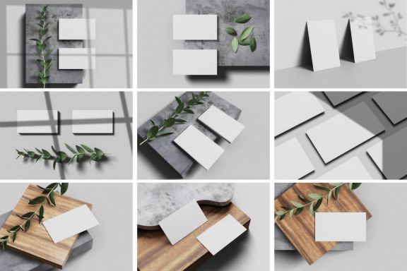 Minimal Business Card Mockups