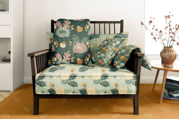 Autumn Harmony Patterns and Illustrations