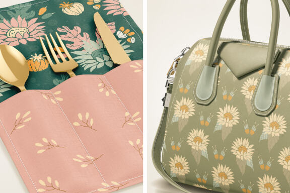 Autumn Harmony Patterns and Illustrations