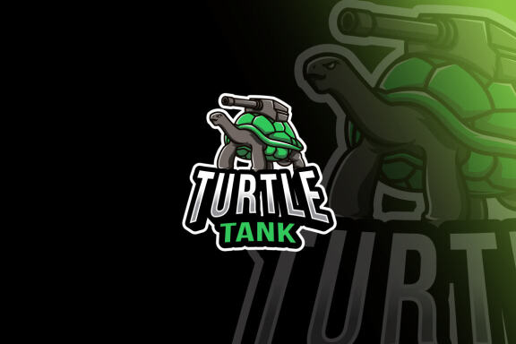 Turtle Tank Esport Logo Template
