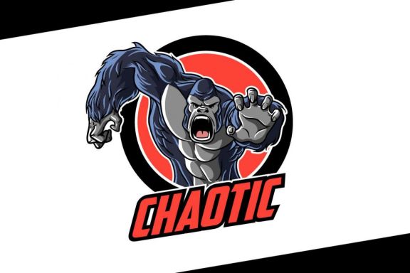 Gorilla Gym Mascot Logo