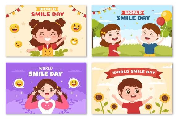 17 World Smile Day Illustration