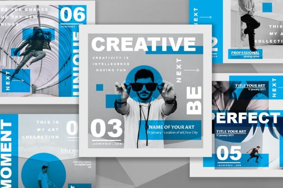 Laurence CV Resume - Instagram post template