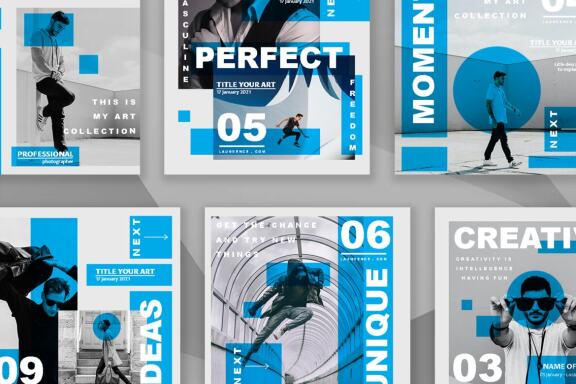Laurence CV Resume - Instagram post template