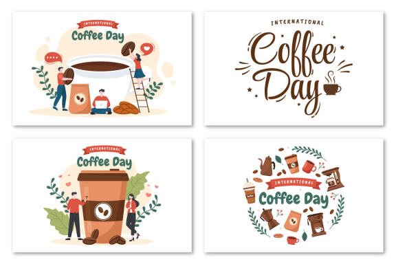 20 International Coffee Day Illustration