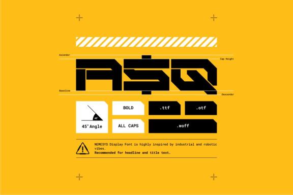 NEMESYS - Futuristic Font