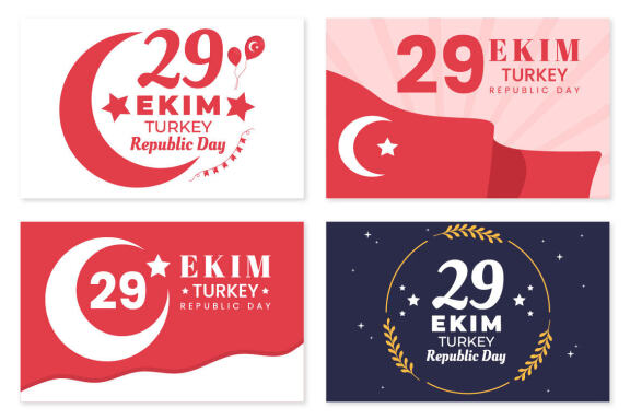 14 Republic Day Turkey Illustration