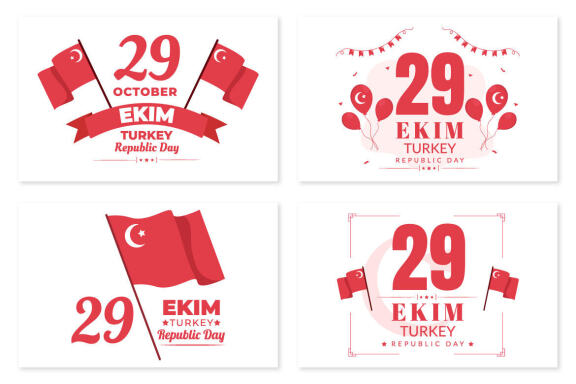 14 Republic Day Turkey Illustration