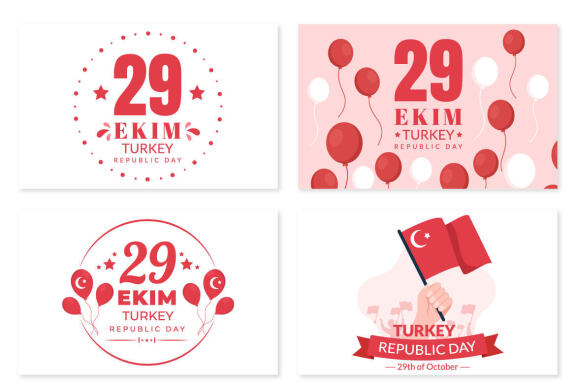 14 Republic Day Turkey Illustration