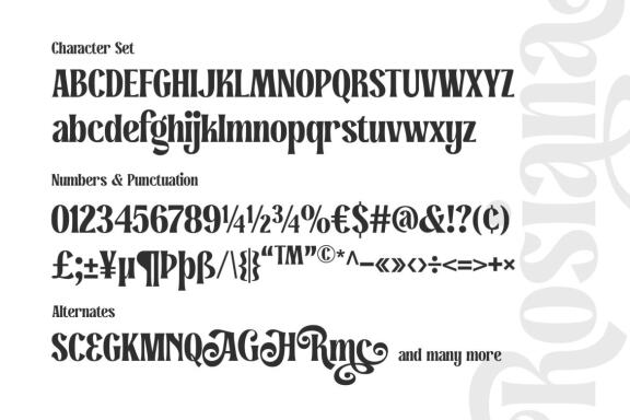 Rosiana - Modern Serif