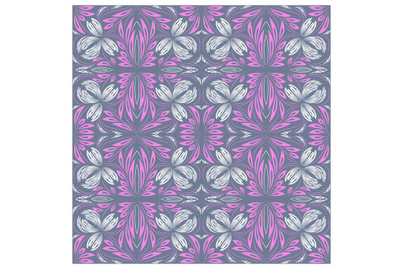 Folk Flowers Pattern Floral Print Ethnic Art