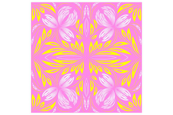 Folk Flowers Pattern Floral Print Ethnic Art