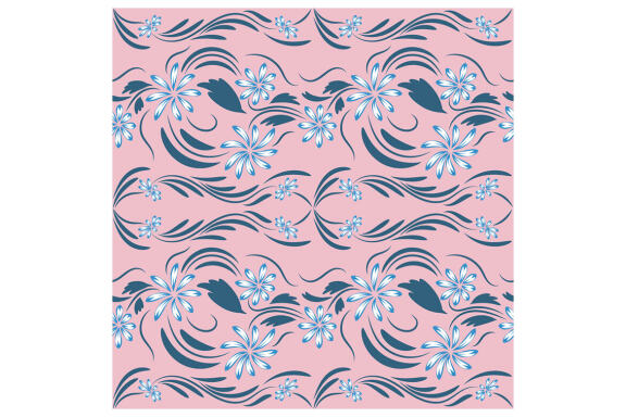 Folk Flowers Pattern Floral Print Ethnic Art