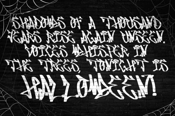 Bankai Street - Graffiti Font