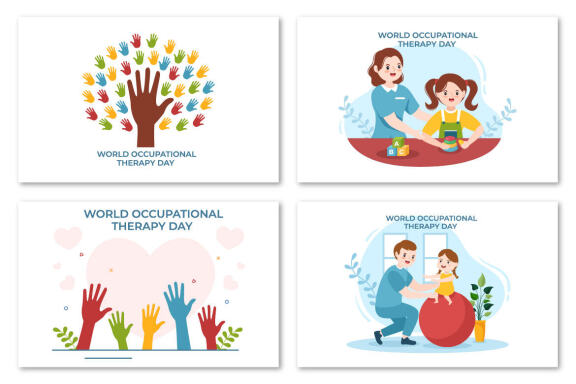 12 World Occupational Therapy Day Illustration