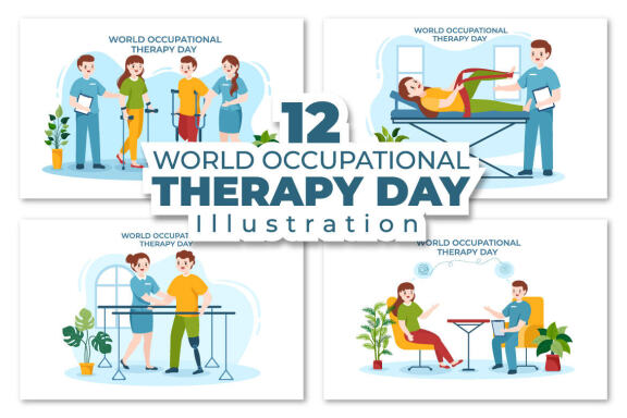 12 World Occupational Therapy Day Illustration