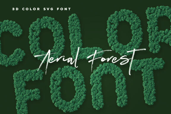 Aerial Forest - Color Font
