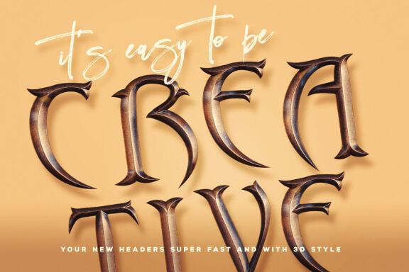 Ancient Metal - Color Font