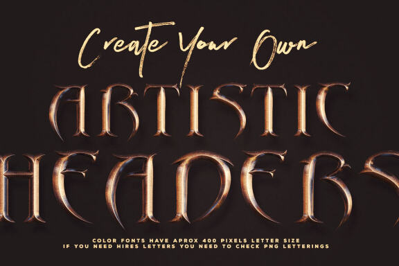 Ancient Metal - Color Font