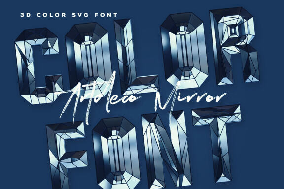 Artdeco Mirror - Color Font