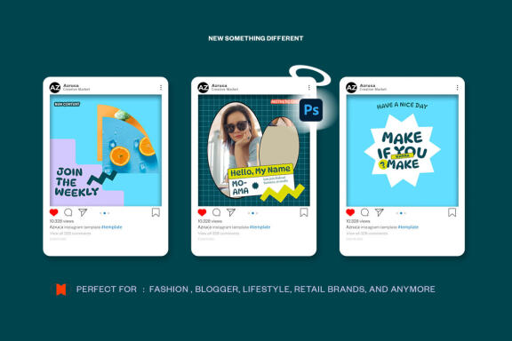 Summer-ETC Instagram Template | PSD